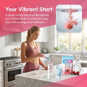 Amaz Berberina Yerba Mate en Polvo, Mezcla para Bebida, Alimento Keto, Mezcla para Bebida Adelgazante, Apoya un Metabolismo Saludable y la Energía - Product Image 6