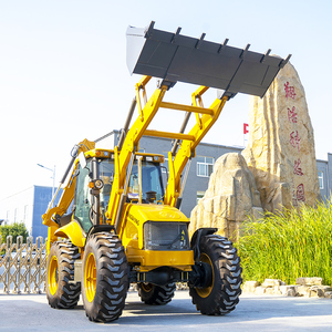 Kostenloser Versand 4x4 HW388 Kompakter Hydraulischer Seitenverschiebungs-Bagger zum Verkauf in Jamaika Mini-Traktor mit Schaufel und Bagger Günstiger Preis - Product Image 1