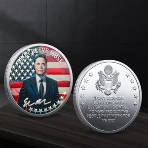 Moedas patrióticas americanas personalizadas Elon Musk Campanha Série Emblemas Liga Memorabilia Política & Edição de Colecionador - Product Image 2