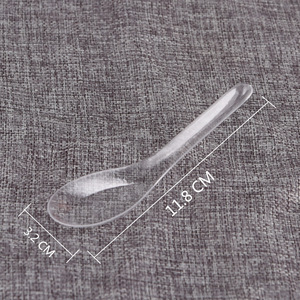 Cuchara Desechable de Plástico Blanco de 11.8 cm para Uso Doméstico y de Catering - Product Image 4