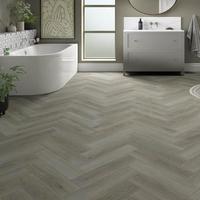 Plancher en SPC à clic en chevrons, imitation bois, imperméable, pour intérieur, en stock