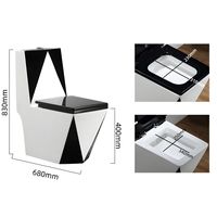 WC monobloc à double chasse MCPOLOO, vente en gros chinoise, sanitaires Sol, couleurs variées, toilettes de salle de bain