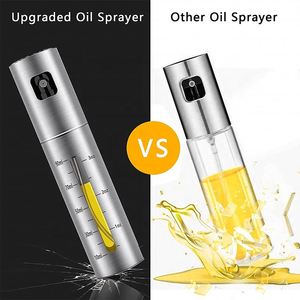 New Arrival Portable Mini Stainless Steel Cooking Vinegar Olive Oil Sprayer Bottle for BBQ Pan Salads Baking - Product Image 4