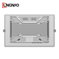 Panel PC Industrial de 12.1 Pulgadas con Pantalla Táctil Resistente sin Ventilador, Control de Automatización Industrial, Carcasa de Aleación de Aluminio Fundido a Presión, Puerto HD