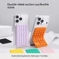Nouveaux produits 2026 : Support de téléphone portable pliable en silicone à double ventouse