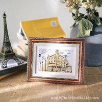 Meilleur prix, cadre photo rétro en plastique, pour table, 5x6, 6x7, 7x8, 8x10, format A4, à suspendre au mur, peinture à l'huile