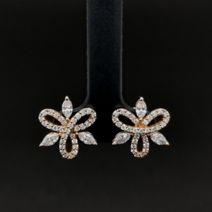 Top Grade Latest Designed 18k <b>Diamond</b> Hoop High Quality Jewelry Unique <b>Earrings</b> for Women - Product Image 1