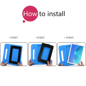เคส HGD Kids EVA สำหรับ iPad 10.2 นิ้ว (รุ่นที่ 7/8/9) พร้อมฟิล์มกันรอยหน้าจอ - iPad Mini 4/5/6- Air 1/2 เคสสำหรับเด็ก - Product Image 6