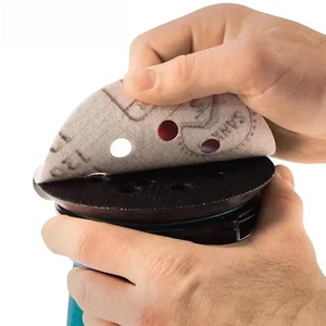 Outil électrique au design compact avec sac anti-poussière, machine à poncer légère sans balais Li-ion pour le travail du bois et la finition de meubles - Product Image 5