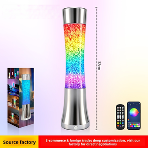 Lampe d'ambiance de bureau RGBIC avec synchronisation musicale, 360° °   Lampe de <span class=keywords><strong>table</strong></span> USB réactive au son, en acrylique, effet diamant, changeant de couleur, pour la décoration de salle de jeu - Product Image 5