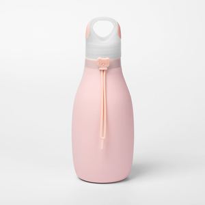 Bouteille d'eau pliable réutilisable sans BPA en silicone, bouteilles d'eau pliables réutilisables pour les voyages, la salle de sport, le camping, la randonnée - Product Image 4