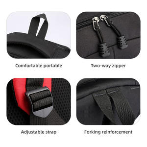 Mochila para portátil de viaje escolar de gran capacidad impermeable de nailon a la moda con logotipo personalizado - Product Image 6