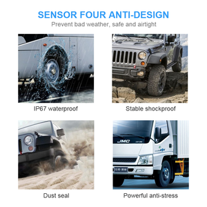 New Arrival <span class=keywords><strong>Bluetooth</strong></span> TPMS ứng dụng điện thoại hiển thị cảm biến nội bộ xe Cảm biến áp suất lốp hệ thống giám sát 2-10 bánh xe TPMS - Product Image 2