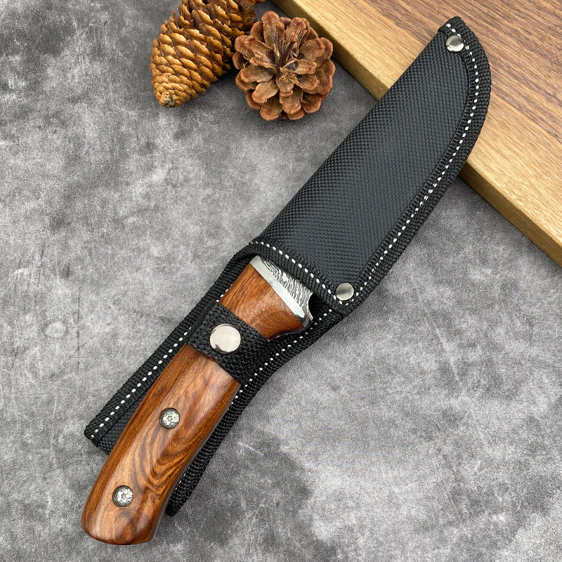 Tejiendo la cubierta del cuchillo