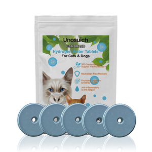 Comprimés d'hydrogène pour le soutien de l'hydratation des chats - 500+PPB d'hydrogène moléculaire favorisant la digestion et l'énergie pour une utilisation domestique, automobile et en camping-car - Product Image 1