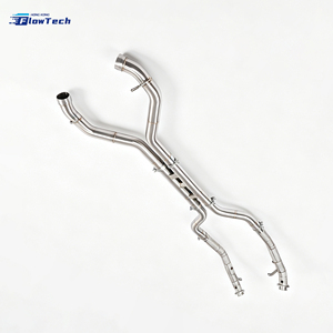 Performance Professional Turbo Downpipe for Mercedes AMG SL63 R231 5.5L V8 M157 304 Stainless Steel <b>Mirror</b> Polished High Flow - Product Image 3