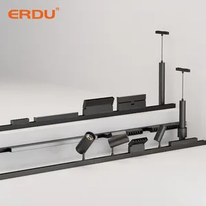 ERDU定制磁性泛光灯48v 36w磁性嵌入式发光二极管轨道灯