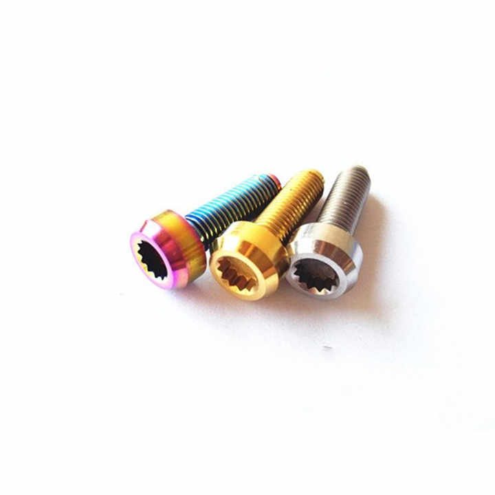 RISON-Titanium 20 Pezzi Bulloni Ruota In Titanio M12x1.5x26mm, Bulloni
