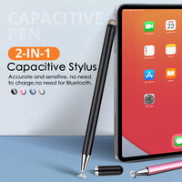 Stylet capacitif multifonction JB02 en alliage d'aluminium, rechargeable, pour écriture silencieuse sur écran tactile, vente en gros, personnalisable, 8-10