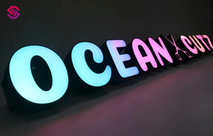 Lettres de canal LED extrudées 3D personnalisées, enseignes, éclairage néon avant, acrylique, acier inoxydable, taxi, devanture de magasin, extérieur/intérieur - Product Image 2