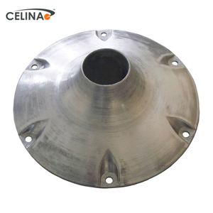 Celina جديد المنتجات التمثال 30 ''الخشب الرقائقي أعلى مزيف الخشب مصممة جولة الركيزة الفولاذ عالية أعلى طاولة مشروبات - Product Image 3