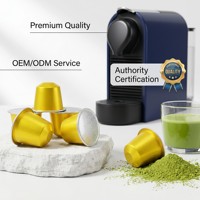 Capsules de Matcha en Gros pour Machines à Café à Capsules – Logo Personnalisé – Poudre de Thé Vert Premium – Fournitures pour Cafés et Vente au Détail