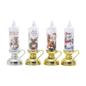 LED Crystal Transparent Electronic <b>Candle</b> Lamp Battery Operated Eco-Friendly Christmas Birthdays Party Night Light European - Product Image 5
