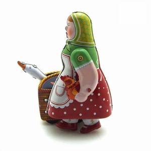 Juguete de Metal Decorativo con Tema de Mujer <span class=keywords><strong>Campesina</strong></span> <span class=keywords><strong>Rusa</strong></span>, Accesorio Creativo para Fotografía - Product Image 4