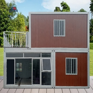 20 FT 40FT Casas modulares de lujo de bajo costo Casa prefabricada Casas de contenedores desmontables Villas - Product Image 2