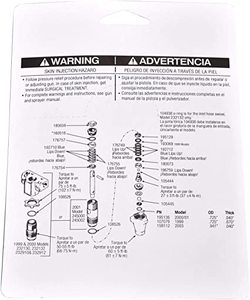 Kit de réparation GRC pour Ultra 395 495 595 FinishPro 390 395 490 <span class=keywords><strong>Airless</strong></span> Electric Paint Sprayer for DIY Use - Product Image 6