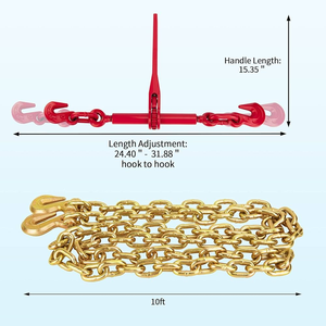 سلسلة سحب مقطورة النقل G70 المجلفنة الصفراء - Product Image 5