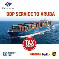 Agent maritime fiable pour Aruba, services logistiques, transitaire Chine vers Noord, fret aérien maritime DDP, meilleurs services