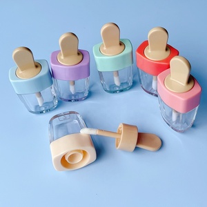 JIE MEI Stock Ice Cream เปล่าเปล่าลิปกลอส,เครื่องสำอาง DIY น่ารักหลอดลิปเคลือบขวดสำหรับเด็ก - Product Image 1