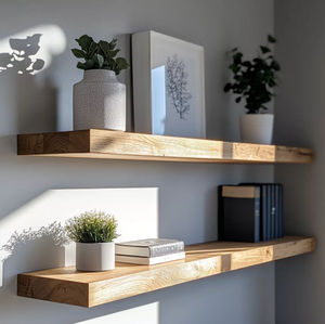Modern Simple <b>Nail</b> Salon Beauty Salon Wall-Mounted White Wood <b>Nail</b> Polish Wall Display Rack - Product Image 4
