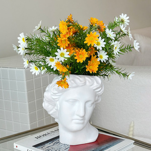 Jarrón Decorativo Estilo Nórdico David Gaze para Flores Secas, Adorno para Sala <span class=keywords><strong>de</strong></span> Estar, Dormitorio, Escritorio, con un Alto Sentido Estético - Product Image 2