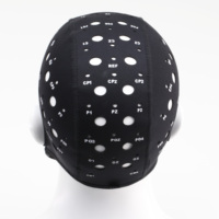 Capuchon EEG 10 20 système casque de placement d'électrodes pour enfants casque EEG 64 canaux activité cérébrale moniteur d'ondes cérébrales Neurofeedback