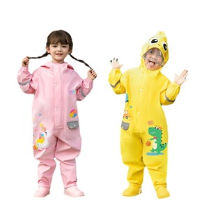 Impermeabile per bambini impermeabile tutto il corpo e pantaloni <span class=keywords><strong>Set</strong></span> nuova <span class=keywords><strong>pioggia</strong></span> per Poncho per ragazzi ragazze Eva materiale per il bambino bambino estate - Product Image 1