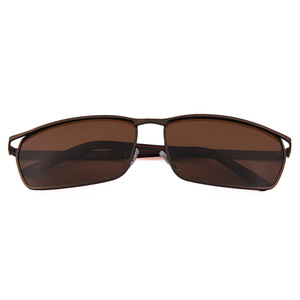 Lunettes de soleil carrées classiques pour hommes, monture noire, verres TAC, protection UV400, pour la conduite, les voyages, la pêche, les tenues de mode - Product Image 4