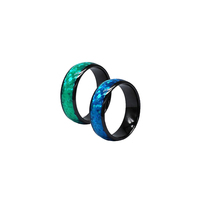 Kunden spezifisches 13,56 MHz Hochfrequenz-NFC-tragbares Smart-Ring-Tag Des Fire Light Chip NFC-Zahlungs zugriffs kontroll verwaltung