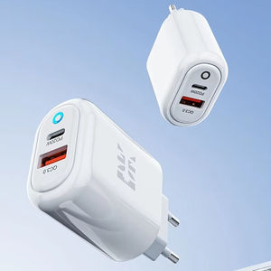 <span class=keywords><strong>Cargador</strong></span> USB de doble puerto PD <span class=keywords><strong>tipo</strong></span> <span class=keywords><strong>C</strong></span> de 20W, adaptador de corriente de carga rápida QC3.0, enchufe de EE. UU. UE para dispositivos <span class=keywords><strong>Apple</strong></span>, Huawei Android - Product Image 6