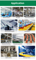 Eco Green PU-bandtransportband Niet-toxisch Geurloos Hygiënische transportmachine Fruit- en groenteverwerking Fruit sorteer- en assemblage-eenheid