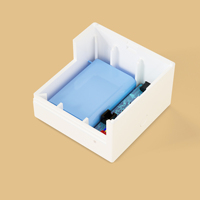 Calentador de Cera Inalámbrico de Temperatura Constante, Mini Calentador de Cera Cuadrado Portátil para Depilación de Cejas, Nariz y Orejas