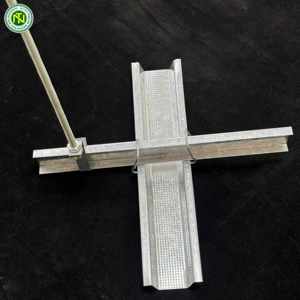 Profilo per <span class=keywords><strong>Cartongesso</strong></span> Resistente alla Ruggine, Canale di Supporto per Controsoffitti 0,5mm, Profilo Metallico ASTM C645 per Griglie di Soffitti Sospesi - Product Image 4