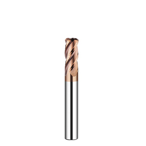 Fraise à queue en carbure monobloc HRC55 à 2 dents, à bout sphérique, revêtement G10/G13, personnalisable ODM/OEM, modèles BTG/BTH - Product Image 1