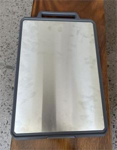 <strong>New</strong> Ideas <strong>2026</strong> Large Double Sided 304 Stainless Steel Eco-Friendly Non-Toxic 2.0cm Thick Cutting Board Wheat Chopping <strong>Blocks</strong> - Product Image 6