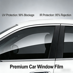Film Teinté pour Vitres de Voiture Qualité US Prix Usine Protection UV 99% Haute Isolation Films Solaires Automobiles 5%-75% VLT - Product Image 6