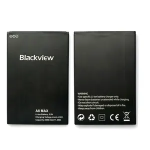 Accessoires pour Blackview A8 Max 3000mAh, batterie de secours Li-ion, remplacement, 100 pièces, originales, pour Blackview A8 Max, nouveau