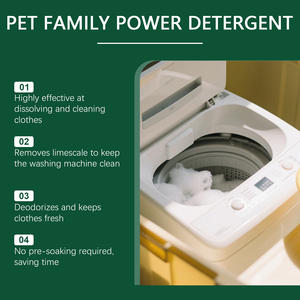 <span class=keywords><strong>Poudre</strong></span> nettoyante pour poils d'animaux EelJoy, <span class=keywords><strong>poudre</strong></span> à lessiver dissolvante pour chats et chiens, agent nettoyant dissolvant les taches - Product Image 6