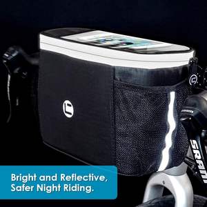 Bolsa de Manillar para Ciclismo al Aire Libre, Impermeable, para Viajes, Campamento, Motocicleta y Bicicleta, Bolsa para Teléfono - Product Image 4