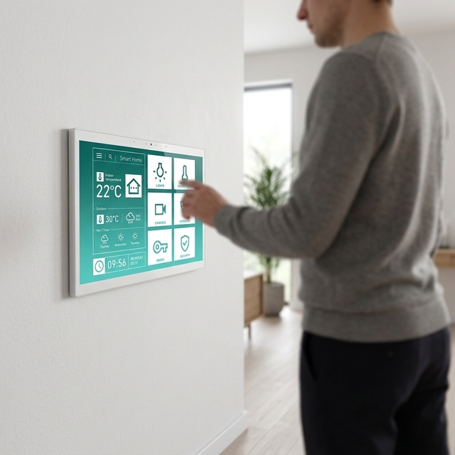 OEM Wall-Mounted 9.7 10.1 15.6-Inch Touchscreen Android Linux Smart Home Automation Panel with Zigbee Matter